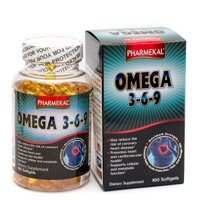 Viên Uống Dầu Cá Pharmekal Omega 3 6 9 xuất xứ Mỹ, quy cách 100 Viên/Hộp,date mới