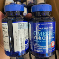 Viên uống dầu cá Puritan's Pride Omega 3 Fish oil 1000mg
