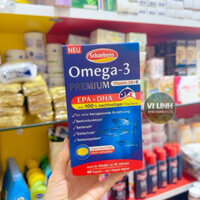 Viên uống dầu cá Schaebens Omega 3 Premium Vitamin E 90 viên của Đức