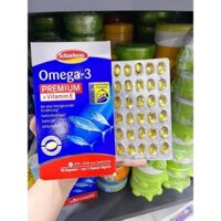 Viên uống dầu cá Schaebens Omega 3 Premium Vitamin E - Hàng Chính Hãng Đức 90 Viên
