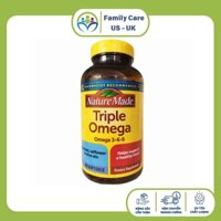 Viên uống dầu cá Triple Omega 369 Nature Made 180 viên