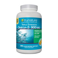 Viên uống dầu cá Trunature Triple Strength Omega 3 200 viên