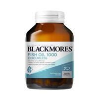 Viên uống dầu cá Úc Blackmores fish oil 1000 odourless lọ 200 viên