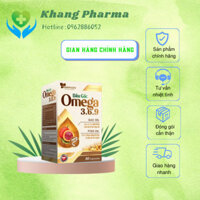 Viên uống Dầu gấc Omega 3-6-9 DANIPHARM 💥 CHÍNH HÃNG💥 Bổ sung vitamin làm đẹp da chống lão hóa nhức mỏi mắt, hộp 50 viên