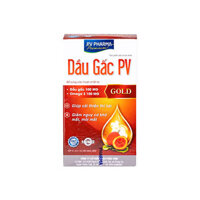 Viên uống Dầu Gấc PV Gold hộp 100 viên