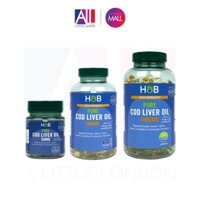 Viên uống dầu gan cá tuyết bổ sung Omega Holland & Barrett Cod Liver Oil (Bill Anh)