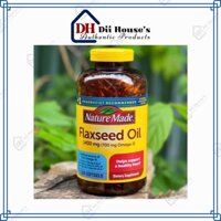 Viên Uống Dầu Hạt Lanh của Mỹ - Nature Made Flaxseed Oil Omega 369 1400mg 300 viên - Dii House's.