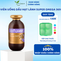 Viên uống dầu hạt lành Springleaf Super Omega 369 hỗ trợ sức khoẻ, cải thiện tuần hoàn máu