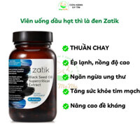 Viên uống dầu hạt thì là đen hữu cơ Zatik Black Seed Oil 90 viên.