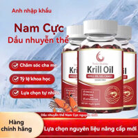 Viên uống dầu nhuyễn thể hỗ trợ sức khoẻ tim mạch chậm lão hoá Krill Oil Omega-3 1500 mg 60 viên daotien