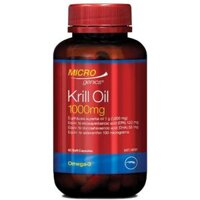 Viên uống dầu nhuyễn thể Microgenics Krill Oil 1000mg 60 viên