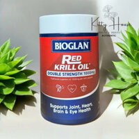 Viên uống dầu nhuyễn thể Bioglan Red Krill Oil Double Strength 1000mg lọ 60V