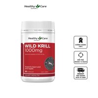 Viên uống dầu nhuyễn thể Healthy Care Wild Krill Oil 1000mg