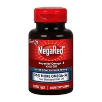 Viên Uống Dầu Nhuyễn Thể Schiff MegaRed Superior Omega 3 Krill Oil, Chai 80 viên