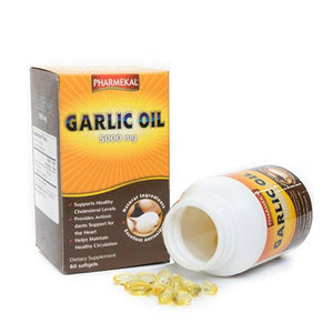 Viên uống dầu tỏi giảm mỡ máu garlic oil pharmekal 5000mg 60 viên