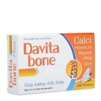 Viên uống Davita Bone Plus bổ sung calci và vitamin D