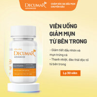 Viên uống Decumar Advanced ngừa mụn, giảm nhờn, 30 viên