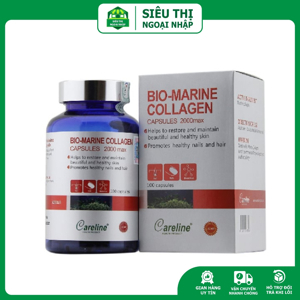 Viên uống đẹp da Bio-Marine Collagen Careline hộp 100 viên
