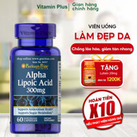 Viên uống đẹp da, chống lão hóa, giảm biến chứng thần kinh ở người tiểu đường Alpha Lipoic Acid 60 viên