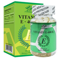 Viên Uống Đẹp Da, Chống Oxy Hóa Vitamin E-400IU Polvita- Hộp 100 viên