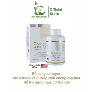 Viên uống đẹp da Collagen A E C - 12000mg x 180 Viên