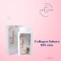 Viên uống đẹp da Collagen Sakura 120 viên Nhật Bản
