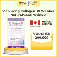 Viên uống đẹp da COLLAGEN30 Bioactive Collagen Peptides Anti - Rides webber Naturals DATE T1/2028