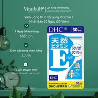 Viên uống đẹp da DHC bổ sung Vitamin E tự nhiên Nhật Bản 30-90 ngày