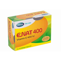 Viên uống đẹp da Enat 400 IU - hộp 30 viên