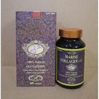 VIÊN UỐNG ĐẸP DA MARINE COLLAGEN+C GLUTATHION, GIÚP CHỐNG OXY HÓA, CHÓNG LÃO HÓA, SẠM DA