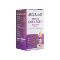 Viên Uống Đẹp Da Marine Collagen Beauty ACACI LABS Hỗ Trợ Da Móng Tóc Khoẻ Mạnh Hộp 90 Viên