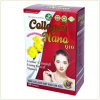 Viên Uống Đẹp Da Supper Collagen Nano Q10- Thành Phần Nano Collagen Nhập Khẩu Hàn Quốc- Giúp Trắng Da, Mờ Nám