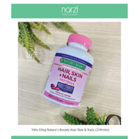 VIÊN UỐNG ĐẸP DA - TÓC - MÓNG NATURE’S BOUNTY HAIR, SKIN AND NAILS - 250 VIÊN