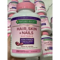 Viên uống đẹp da tóc và móng Nature’s Bounty Hair Skin & Nails 250 viên