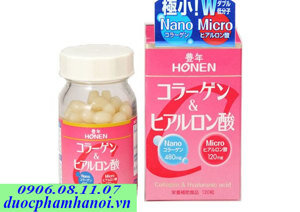 Viên uống đẹp da, trẻ hoá da Collagen Honen NaNo