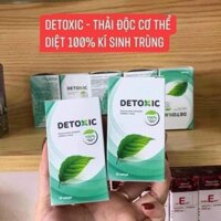 Viên uống Detoxic Nga loại bỏ ký sinh trùng giảm hôi miệng