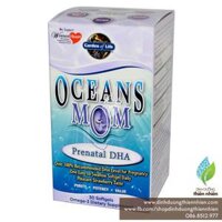 Viên Uống DHA Cho Phụ Nữ Mang Thai và Cho Con Bú Ocean Mom Prenatal DHA Garden Of Life, 30 viên