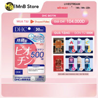 Viên Uống DHC Biotin Giảm Rụng Giúp Mọc Tóc Đẹp Da DHC Sustained Release Biotin Nhật Bản Gói 30 Ngày