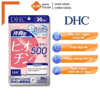 Viên Uống DHC Biotin Ngăn Rụng Tóc Sustained Release Biotin 30 Ngày (Gói 30 Viên)