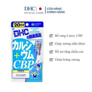 Viên uống DHC bổ sung Canxi Calcium + CBP - 20 ngày