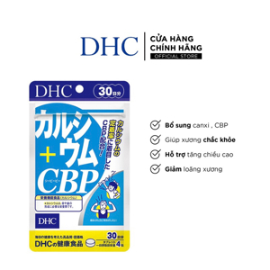Viên uống DHC bổ sung Canxi Calcium + CBP - 30 ngày