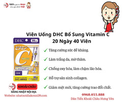Viên uống DHC bổ sung Vitamin C - 20 ngày