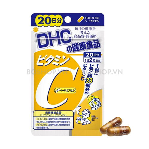 Viên uống DHC bổ sung Vitamin C - 20 ngày