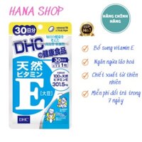 Viên uống DHC Bổ Sung Vitamin E Nhật Bản Đẹp Da Chống Lão Hoá  30 ngày