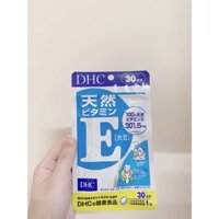 Viên Uống DHC Bổ Sung Vitamin E 30 Ngày 30 Viên Natural Vitamin E Soybean (30 Days Supply)