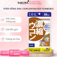 Viên uống DHC chiết xuất tinh chất nghệ cô đặc Concentrated Turmeric hỗ trợ thải độc gan
