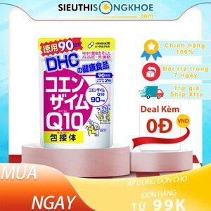 Viên uống DHC chống lão hóa Coenzyme Q10 Direct - 90 ngày