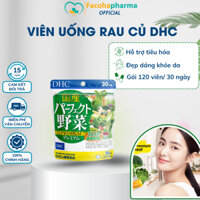 Viên uống DHC Rau củ Tổng hợp Premium tăng cường tiêu hóa và giảm nóng trong gói 120 viên 30 ngày TPN7.30