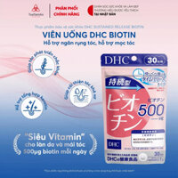 Viên Uống DHC Sustained Release Biotin Ngăn Rụng Tóc, Hỗ Trợ Mọc Tóc 30 Ngày