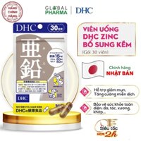 Viên uống DHC Zinc bổ sung Kẽm giảm mụn, đẹp da (Gói 30 viên)